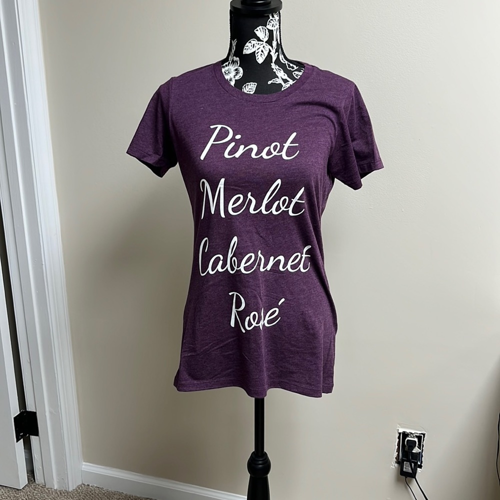 Next Level Apparel Wine Tee